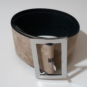 BCBGMaxAzaria Wide Waist Buckle Belt